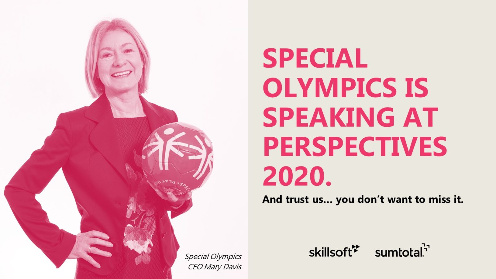 Special Olympics Sprecher - Perspectives 2020