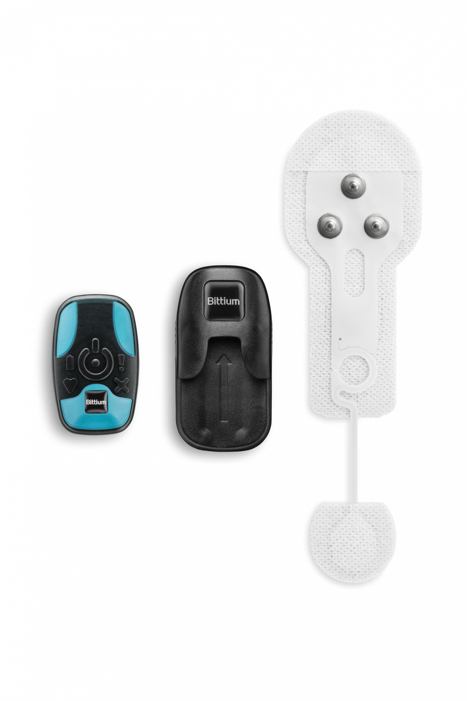 Bittium Faros™ EKG, OmegaSnap™ Adapter und Elektrode