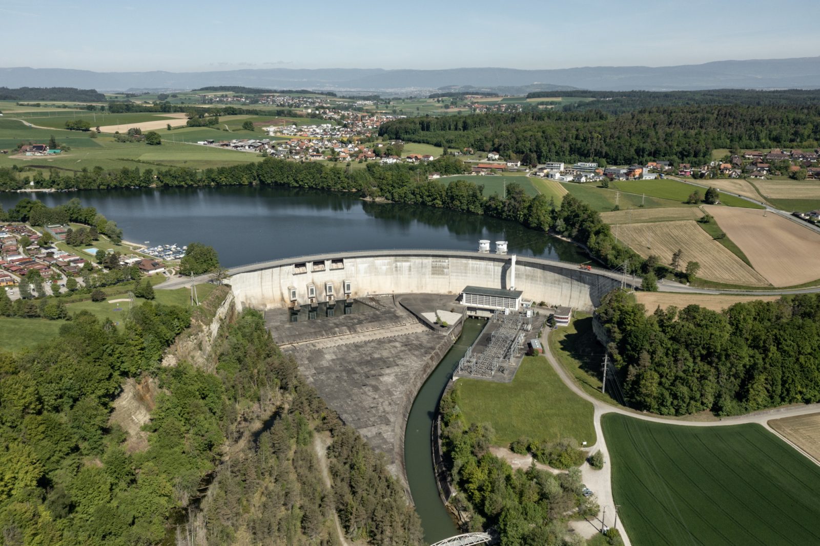 Schiffenen Dam in Fribourg © Groupe E